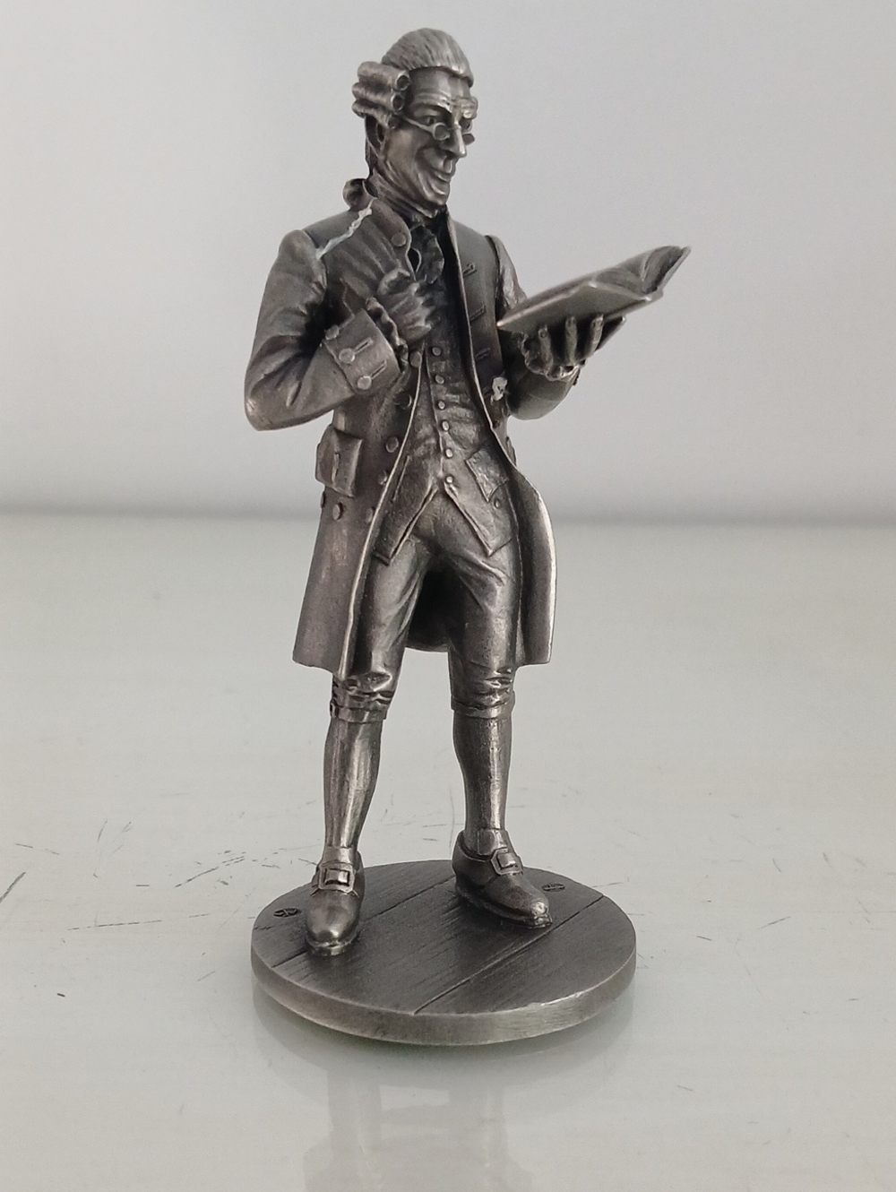 Franklin Mint THE SCHOOLMASTER 1974 Pewter Figurine